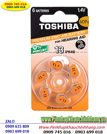 Pin máy trợ thính Toshiba ZA13-1.45V270mAh chính hãng Toshiba Nhật